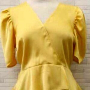 Yellow Camille Top